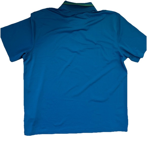 BROOKS BROTHERS T-Shirt Men's XXL (2XL) Short Sleeve Polo Loose Fit Blue Logo - Picture 3 of 9